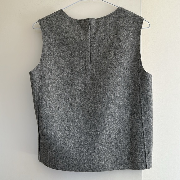 COS Grey Wool sleeveless Top - Picture 4 of 14